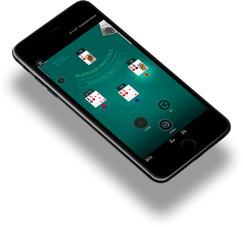 Smartphone with Blackjack